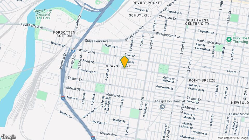 1404 S Etting St Map and Location Details
