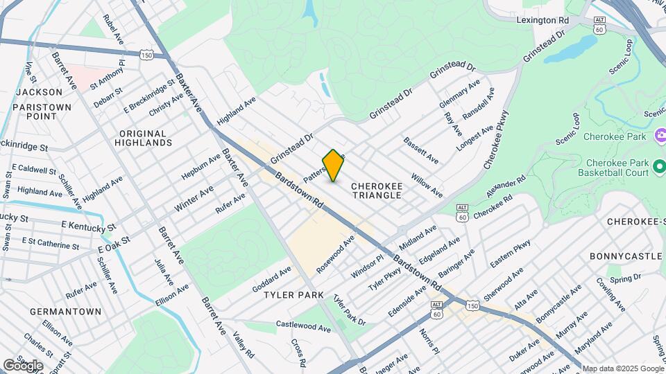 1228 Cherokee Rd, Unit Fully Furnished 2 Bdrm Map and Location Details