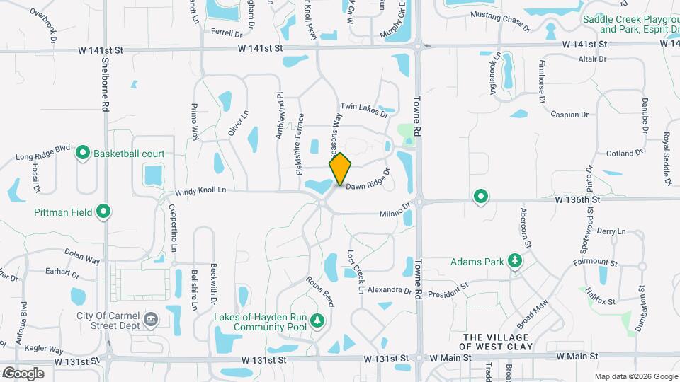 2641 Dawn Ridge Dr Map and Location Details