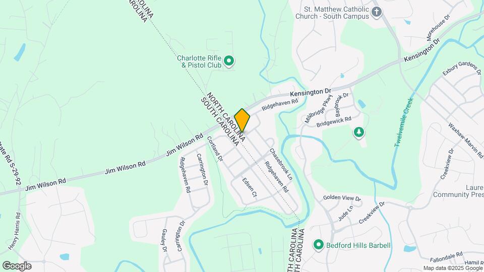 1444 Ridgehaven Rd Map and Location Details