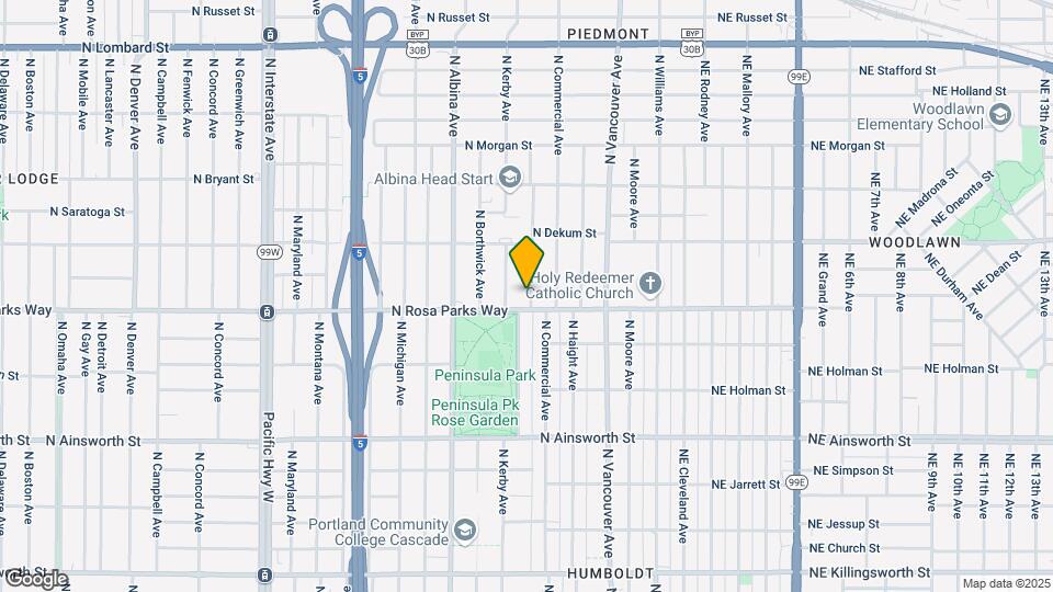 565 N Rosa Parks Mapa y Detalles de la Ubicación