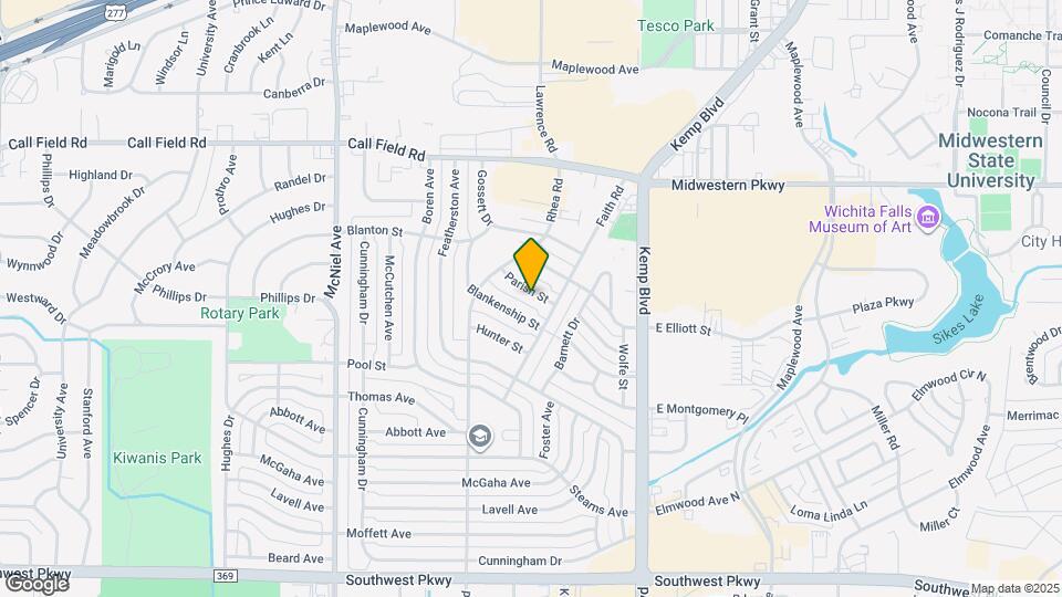 2939 Parish St Map and Location Details