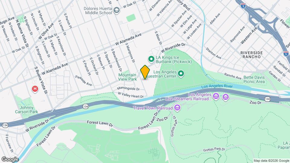 1220 Dincara Rd Map and Location Details