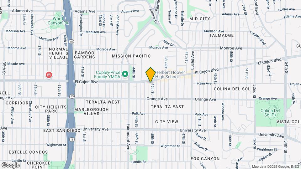 4286 45th St Map and Location Details