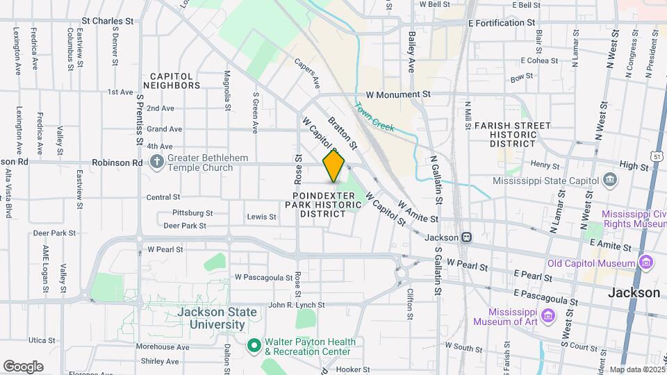 209 Poindexter St-Unit -1B Map and Location Details