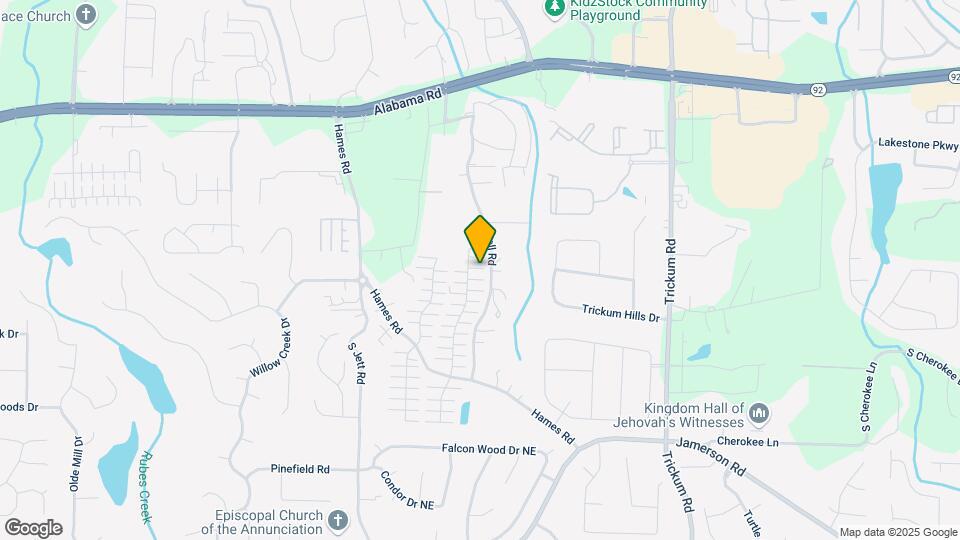 906 W Oaks Dr Map and Location Details