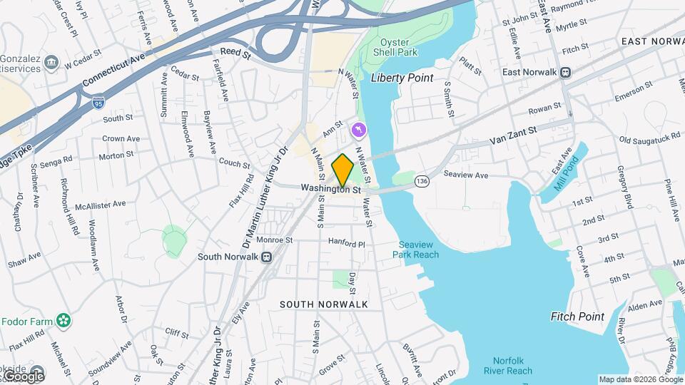 126 Washington St, Unit Apt 206 Map and Location Details