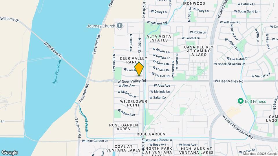 10747 W Via Del Sol Mapa y Detalles de la Ubicación