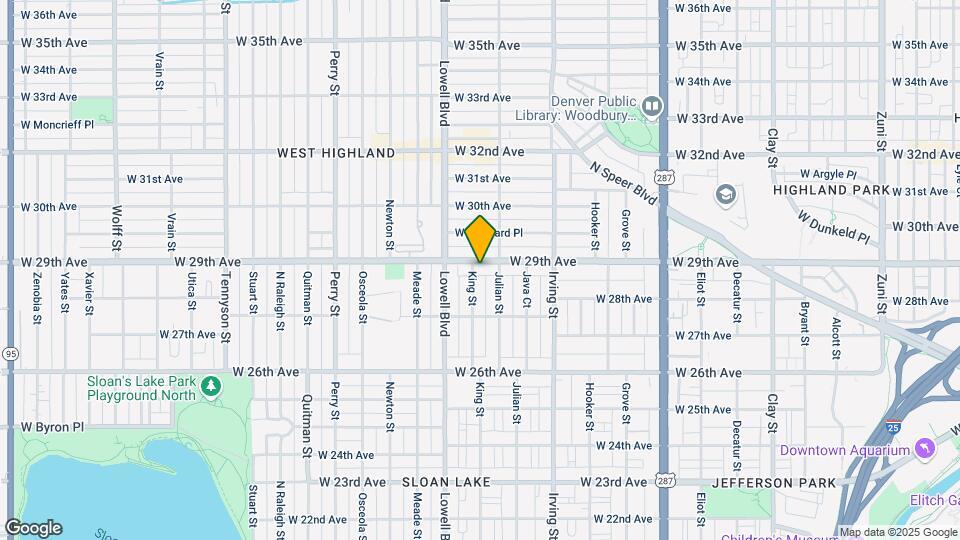 3434 W 29th Ave Map and Location Details