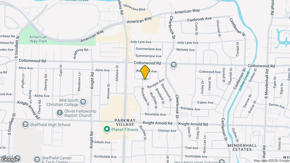 4825 Bridgedale Ave Map and Location Details