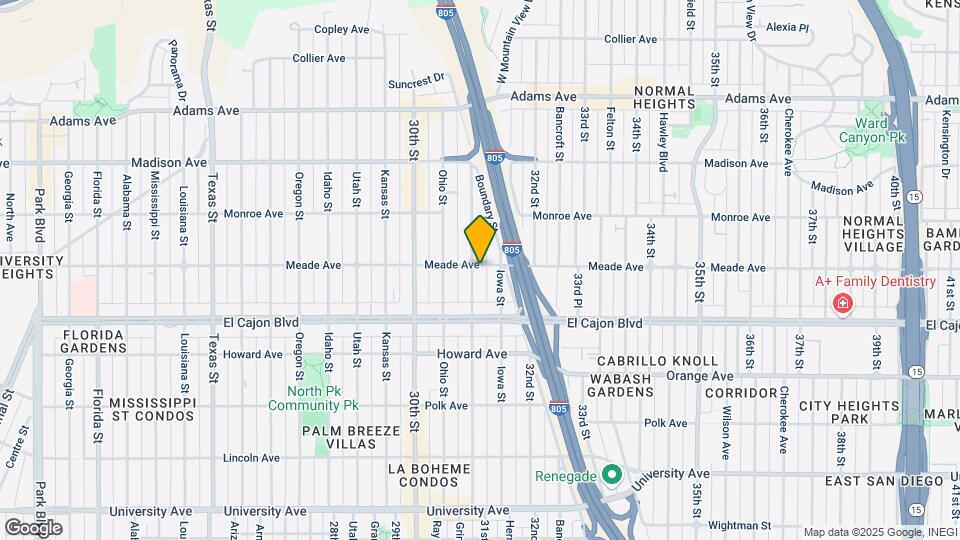 3111 Meade Ave-Unit -Unit 5 Map and Location Details