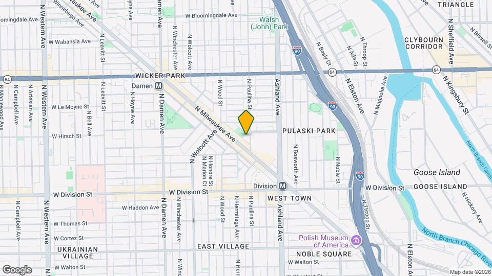 1340 N Dean St, Unit 1 Map and Location Details