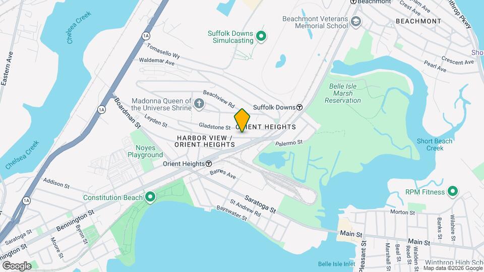 240 Leyden St Map and Location Details