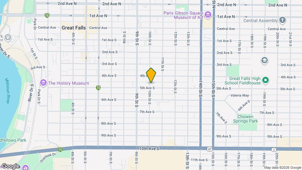 1001 5th Ave S Mapa y Detalles de la Ubicación