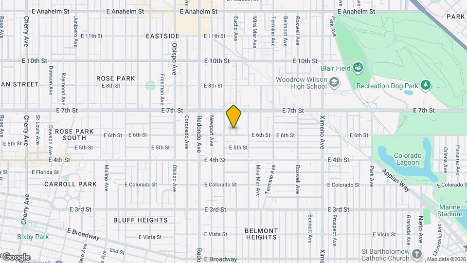 611 Euclid Ave Map and Location Details