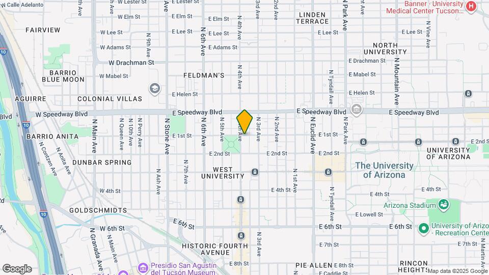 944 N 4th Ave Map and Location Details