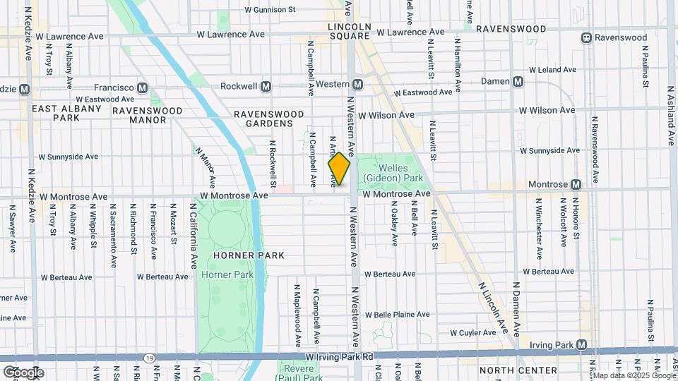 2416-2424 W Montrose Ave Mapa y Detalles de la Ubicación