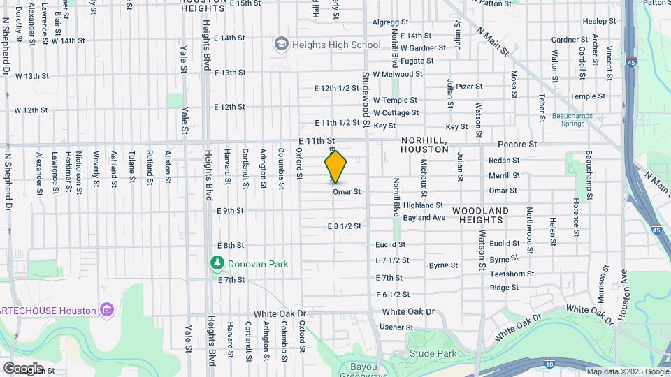 1245 Omar St Mapa y Detalles de la Ubicación