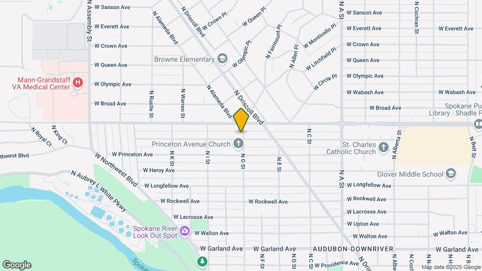 4607 N G St Map and Location Details