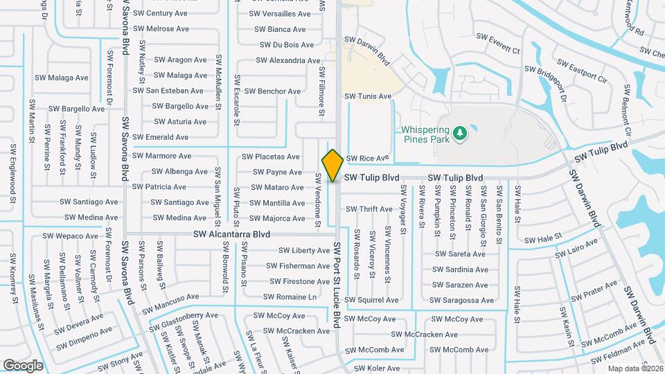 3450 SW Port St Lucie Blvd Map and Location Details