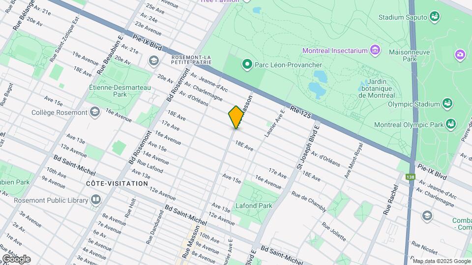 3842 Masson Map and Location Details