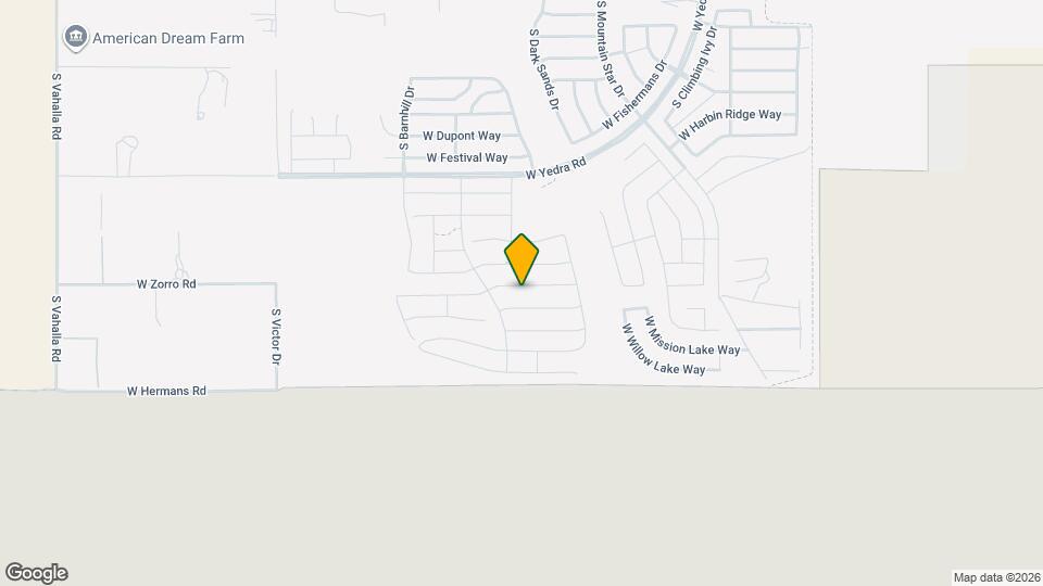 6959 W Star Garden Way Map and Location Details