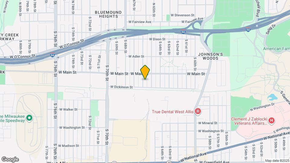 638 S 66th St Map and Location Details