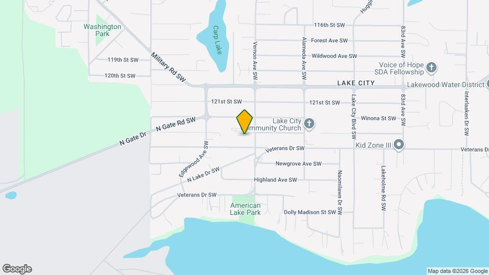 9212 Lawndale Ave SW Map and Location Details