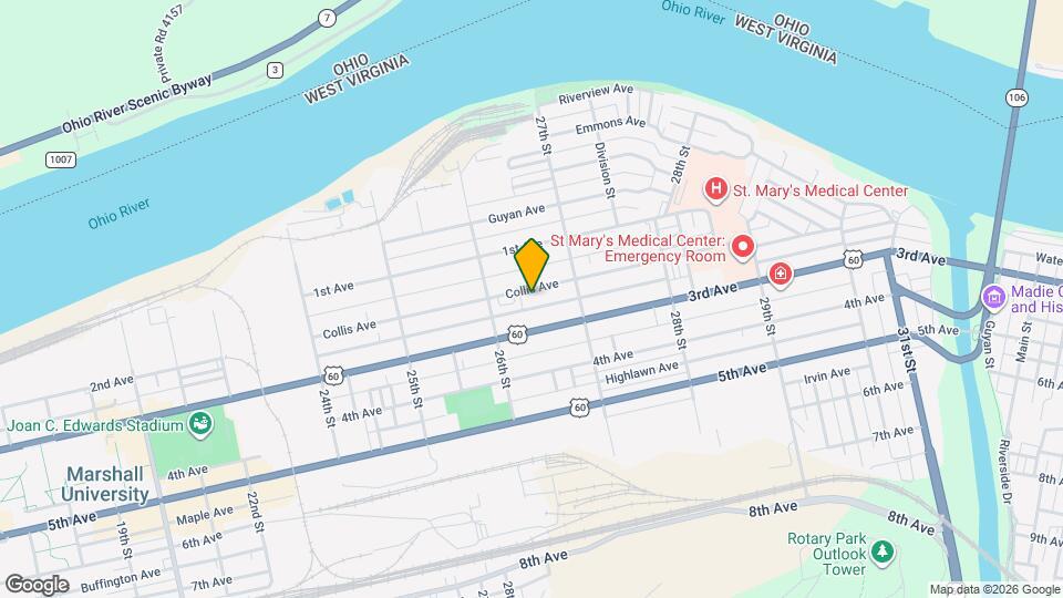 2641 1/2 Collis Ave Mapa y Detalles de la Ubicación