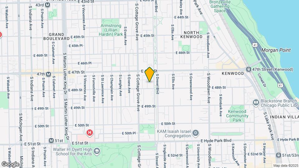 4746 S Drexel Blvd Map and Location Details