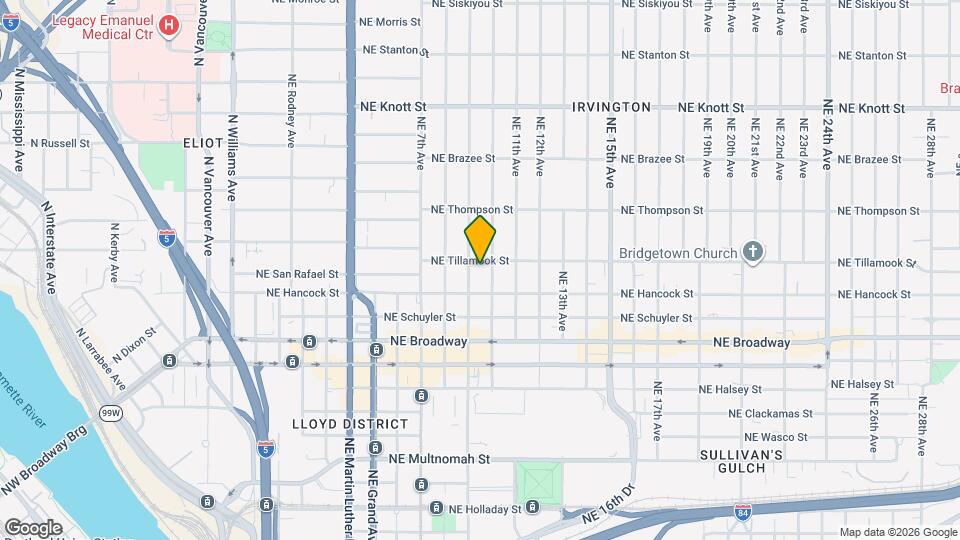914 NE Tillamook St Map and Location Details