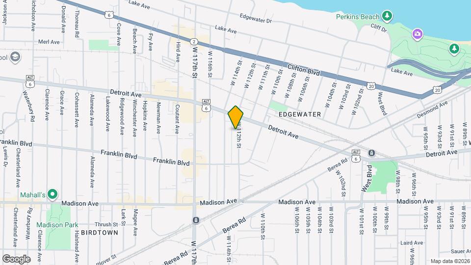 1434 W 112th St Map and Location Details