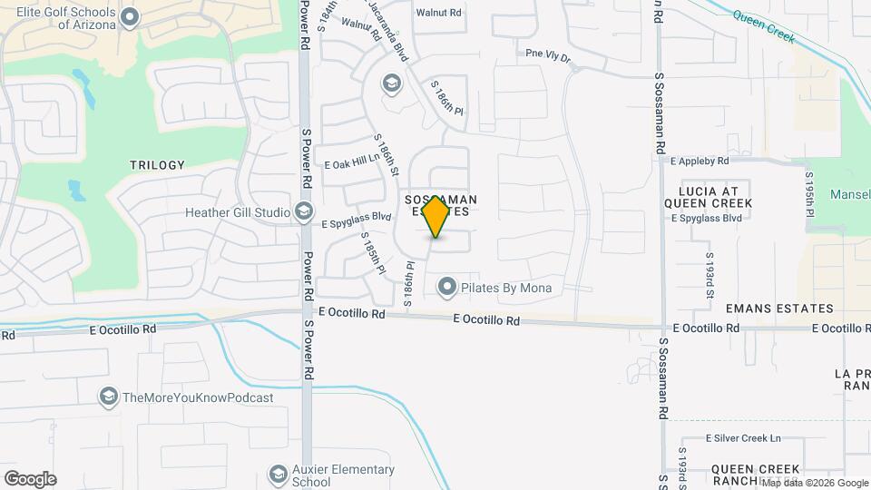 18676 E Braeburn Ln Mapa y Detalles de la Ubicación