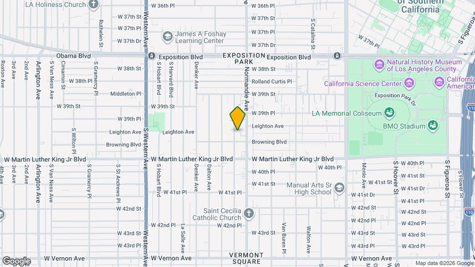 3962 Brighton Ave Map and Location Details