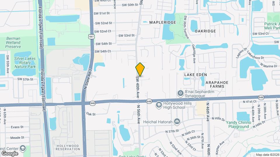 3981 SW 58th St Map and Location Details