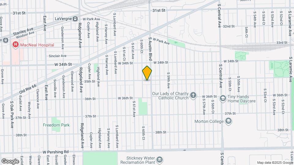 6003 W 35th St Map and Location Details