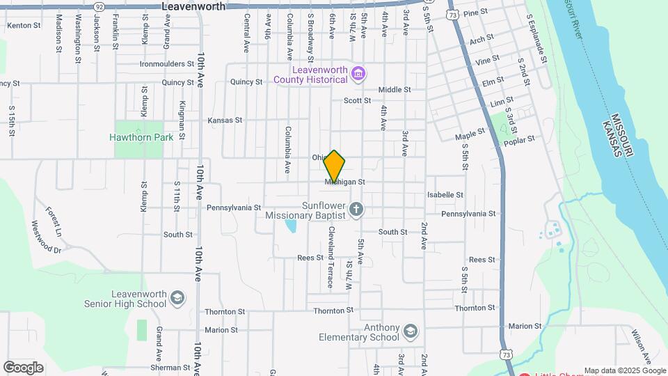 725 Michigan St Map and Location Details