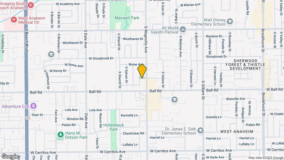 904 S Kenmore St Map and Location Details