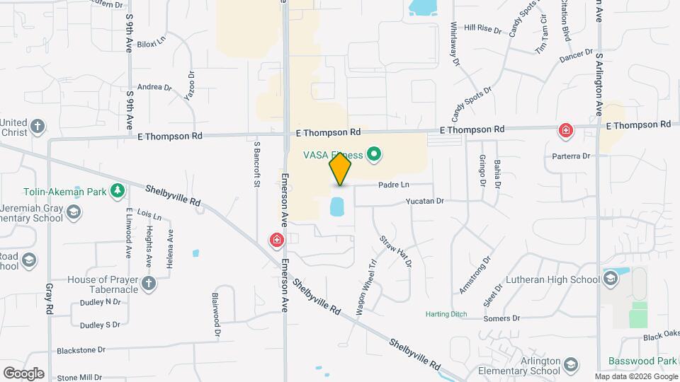 5223 Padre Ln Map and Location Details