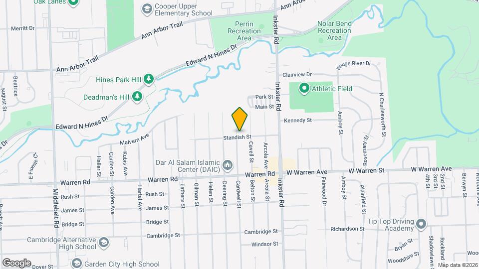 7510 Cardwell St Map and Location Details