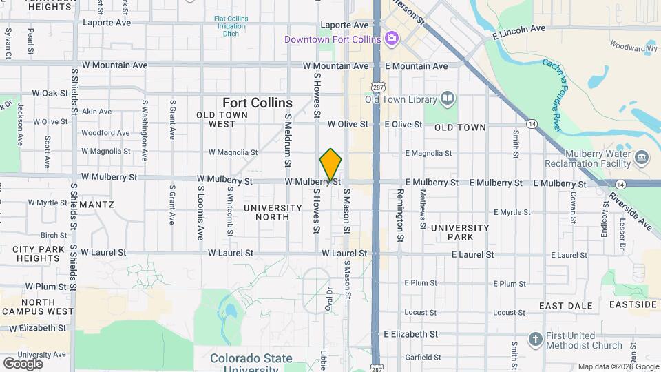 219 W Mulberry St Map and Location Details