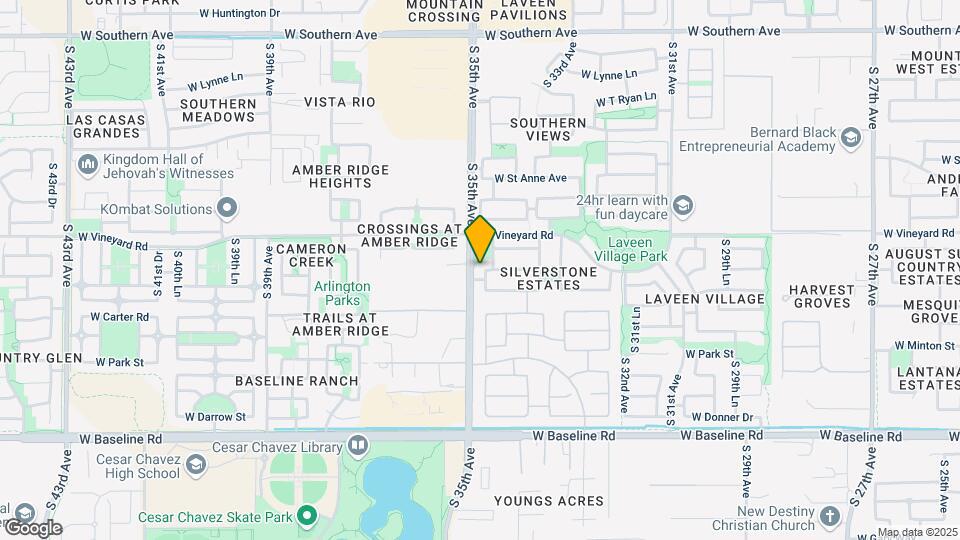 7004 S 34th Ln Map and Location Details