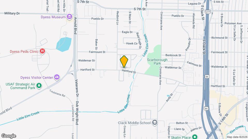 5850 Hartford St Map and Location Details