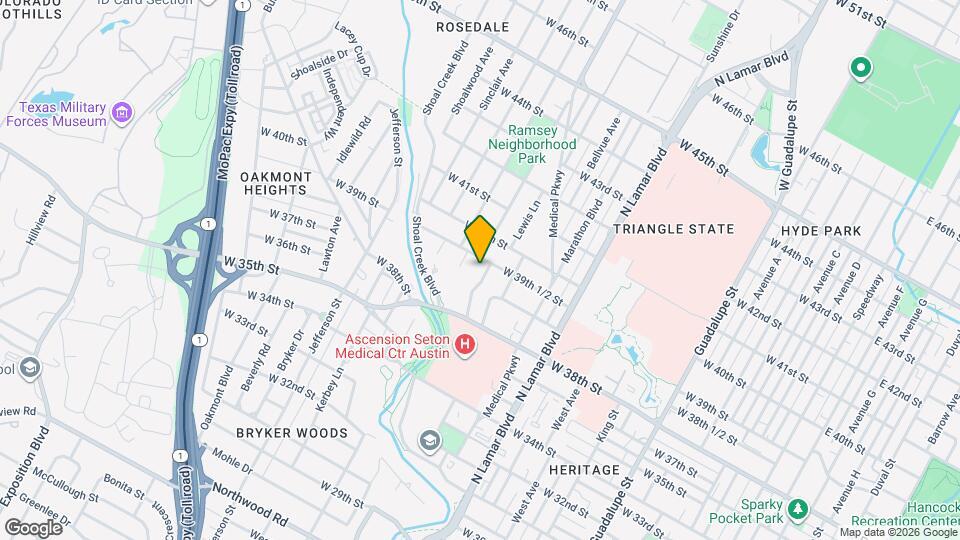 3904 Tonkawa Trl, Unit 3904A Mapa y Detalles de la Ubicación