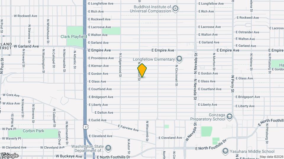 507 E Glass Ave Map and Location Details