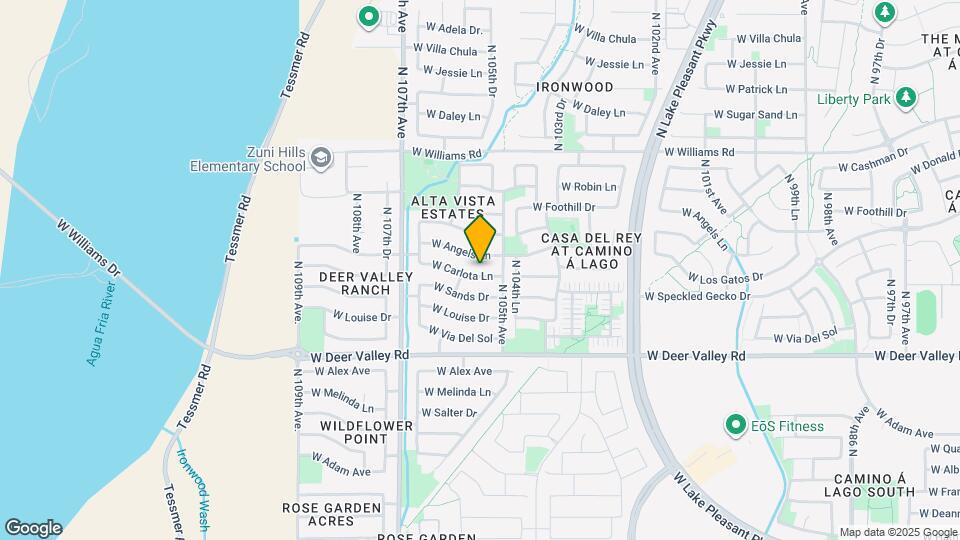 10530 W Carlota Ln Mapa y Detalles de la Ubicación