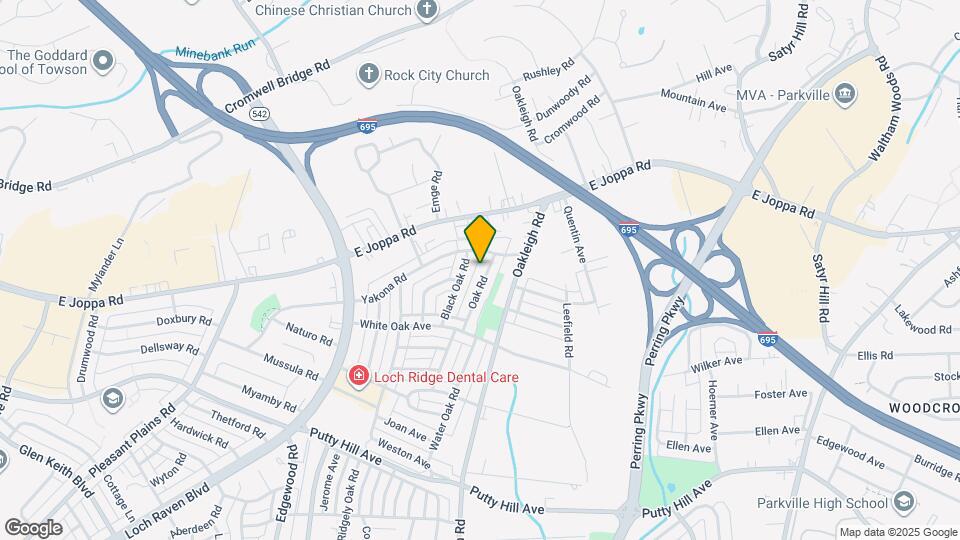 8664 Oak Rd Map and Location Details