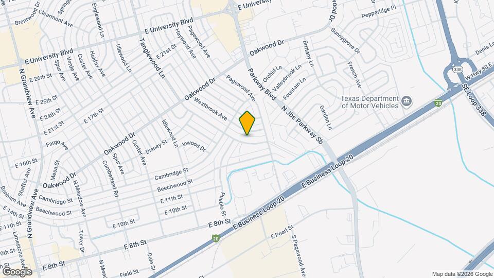 1328 Tanglewood Ln Map and Location Details