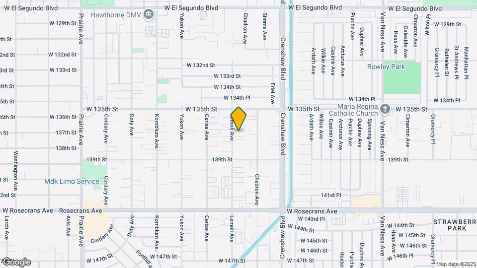 13626 Lemoli Ave Mapa y Detalles de la Ubicación