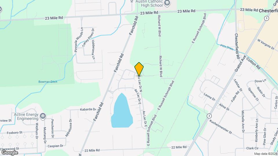 25188 Au Lac Dr N Map and Location Details